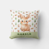 かわいい子供部屋ウサギ クッション (正面)