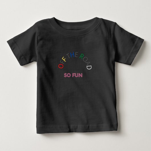 かわいい子供 赤ちゃん 黒Tシャツ ベビーTシャツ (正面)