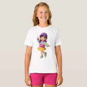 かわいい子供Tシャツデザイン Tシャツ (正面フル)