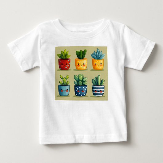 かわいい子供Tシャツ - 楽しい&遊び心のあるデザイン ベビーTシャツ (正面)