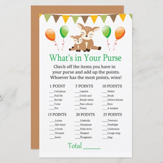 かわいい子巾何が財布のゲームに (正面/裏面)