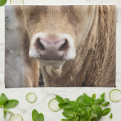 かわいい子牛 キッチンタオル (折り畳み)