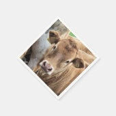 かわいい子牛 スタンダードカクテルナプキン (角)