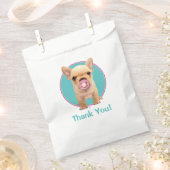 かわいい子犬おしゃぶり フェイバーバッグ (クリップ留めされた状態)