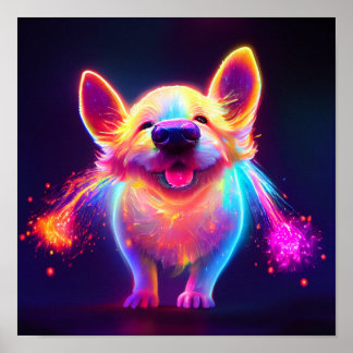 かわいい子犬おめでとう ポスター