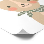 かわいい子犬が子供たちを遊救う ポスター (角)