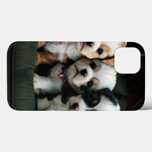 かわいい子犬たちスペシャル2 Case-Mate iPhoneケース (裏面 (横))