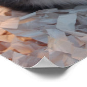 かわいい子犬たち2人のポスタープリント ポスター (角)