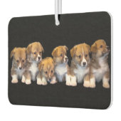 かわいい子犬たち カーエアーフレッシュナー (左)