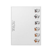 かわいい子犬たち ノートパッド (回転)