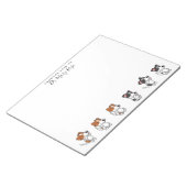 かわいい子犬たち ノートパッド (アングル)