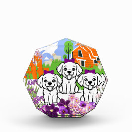 かわいい子犬たち フォトブロック