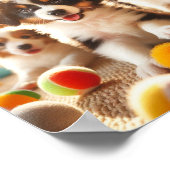 かわいい子犬たち ポスター (角)