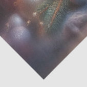 かわいい子犬とクリスマスツリーの休日のデコパージュ 薄葉紙 (詳細)