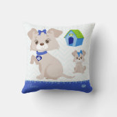 かわいい子犬と子犬|過去記事 クッション (裏面)