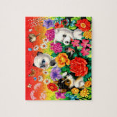 かわいい子犬と子猫 ジグソーパズル (縦)