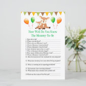 かわいい子犬どのようにベビーシャワーゲームを知っているか (スタンド正面)