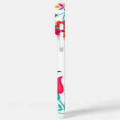 かわいい子犬のぞきフローラ電話ケース – 犬愛好家 Case-Mate iPhoneケース (裏面 / 左)