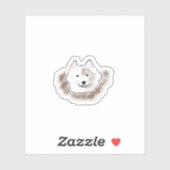 かわいい子犬のイラスト シール (シート)