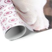 かわいい子犬のイングリッシュブルドッグ |クリスマスおもしろい。 ラッピングペーパー (ロールコーナー)