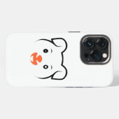 かわいい子犬のウインク iPhoneケース (裏面横)