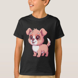 かわいい子犬のキッズTシャツ Tシャツ