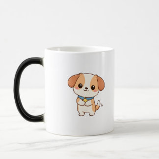 かわいい子犬のキャラクター モーフィングマグカップ