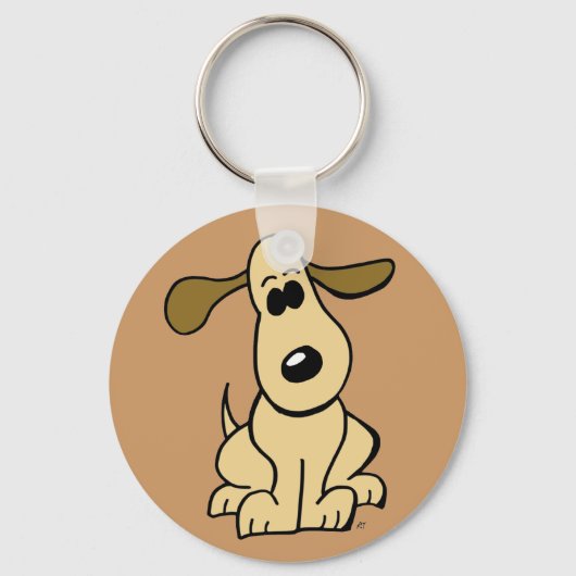 かわいい子犬のキーチェーン キーホルダー (正面)