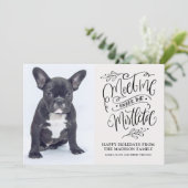 かわいい子犬のクリスマスクォートミストルート シーズンカード (スタンド正面)