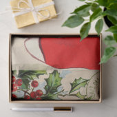 かわいい子犬のクリスマスデカップティッシュ 薄葉紙 (ギフト)