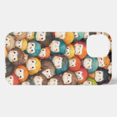 かわいい子犬のケース iPhoneケース (裏面横)