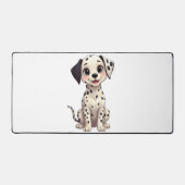 かわいい子犬のコンピューターパッド デスクマット (正面)