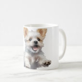かわいい子犬のコーヒーマグ コーヒーマグカップ (正面右)