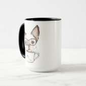 かわいい子犬のコーヒー マグカップ (正面左)