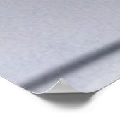 かわいい子犬のダークブラウンと白いポスター ポスター (角)