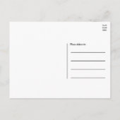 かわいい子犬のチワワ 誕生日ポストカード ポストカード (裏面)