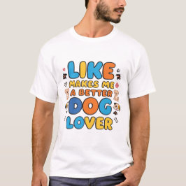 かわいい子犬のデザインが好きな犬好きさんへ Tシャツ