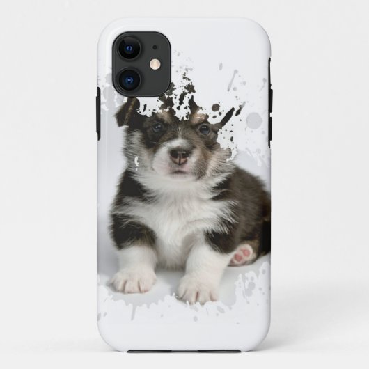 かわいい子犬のデザイン Case-Mate iPhoneケース (裏面)