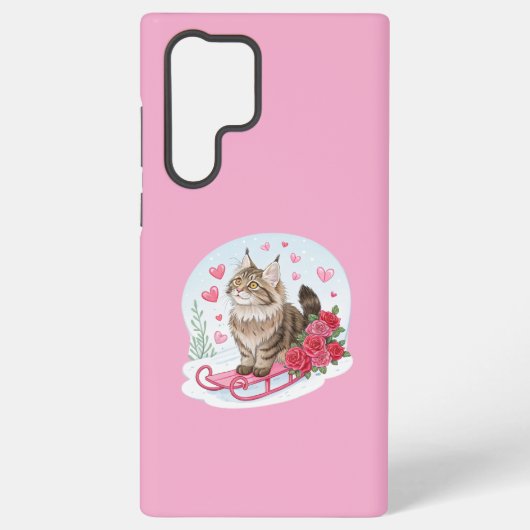 かわいい子犬のピンクのカバー最高 SAMSUNG GALAXYケース (裏面)