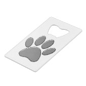 かわいい子犬のポースケッチ クレジットカード栓抜き (正面アングル)