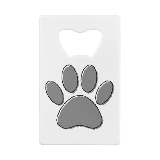 かわいい子犬のポースケッチ クレジットカード栓抜き (裏面)