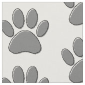 かわいい子犬のポースケッチ ファブリック (クローズアップ)
