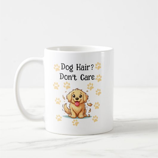 かわいい子犬のマグカップ コーヒーマグカップ (左)