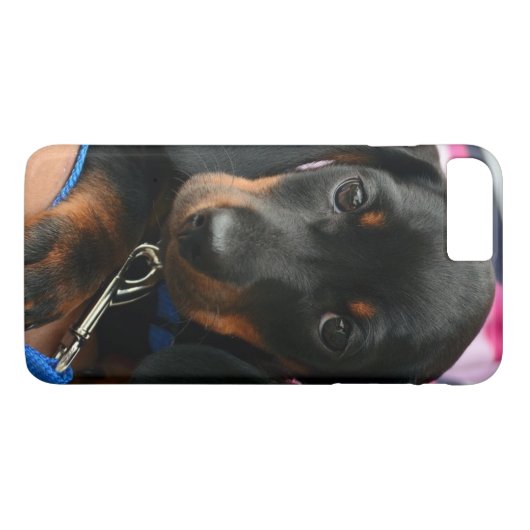 かわいい子犬の写真の携帯電話ケース Case-Mate iPhoneケース (裏面(横))