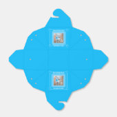 かわいい子犬の写真ハッピーバースデー番号5青 フェイバーボックス (折り畳みなし)