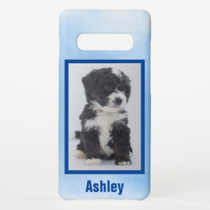 かわいい子犬の写真パーソナライズされた名 SAMSUNG GALAXY S10+ケース