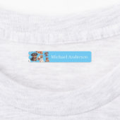 かわいい子犬の子供の名前 ラベル (貼付)