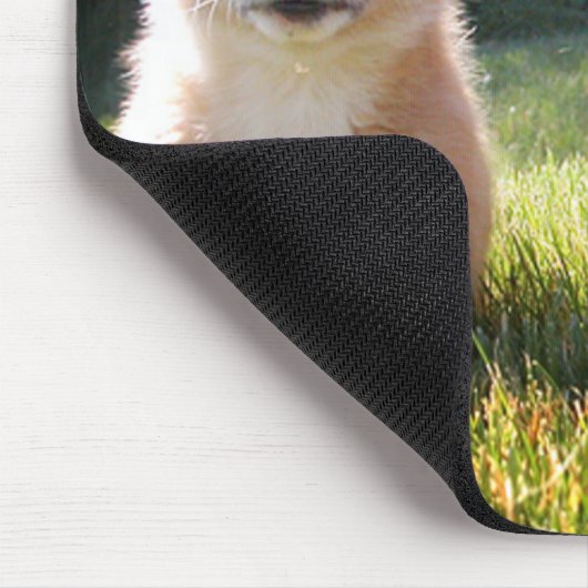 かわいい子犬の恋人のギフトペンブロークウェルシュコーギー マウスパッド (コーナー)