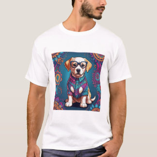 かわいい子犬の恋人Tシャツ | かわいい犬のシャツの贈り物 Tシャツ