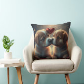 かわいい子犬の愛 クッション (椅子)